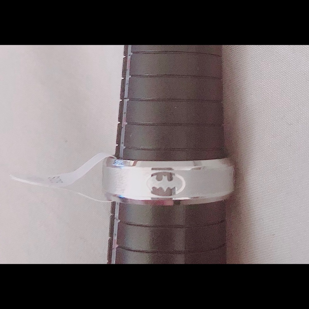 Silver Batman Ring